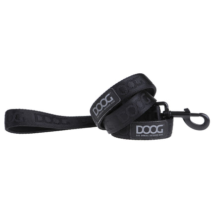 DOOG Neosport (Clip It) Neoprene Dog Lead - BLACK - EXTRA LARGE