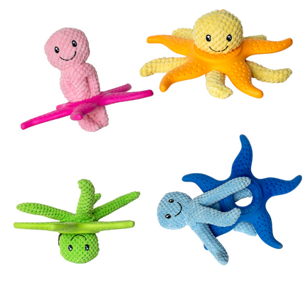 Let's play! Octopus & Starfish Toy for your Dogs - KIWI Walker