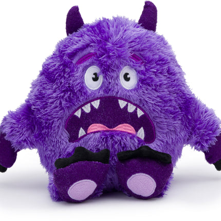 Fluffy Purple Monster Toy for Dogs - Medium