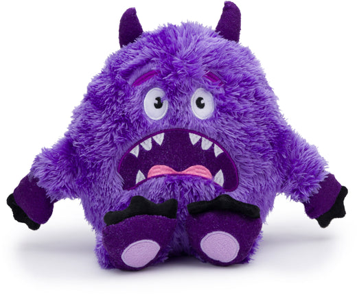 Fluffy Purple Monster Toy for Dogs - Medium