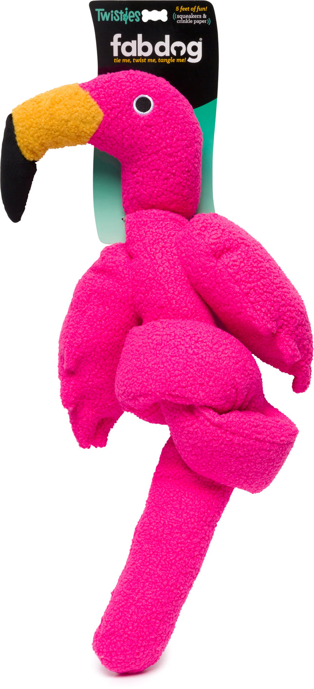 Twisty Flamingo Toy for Dogs