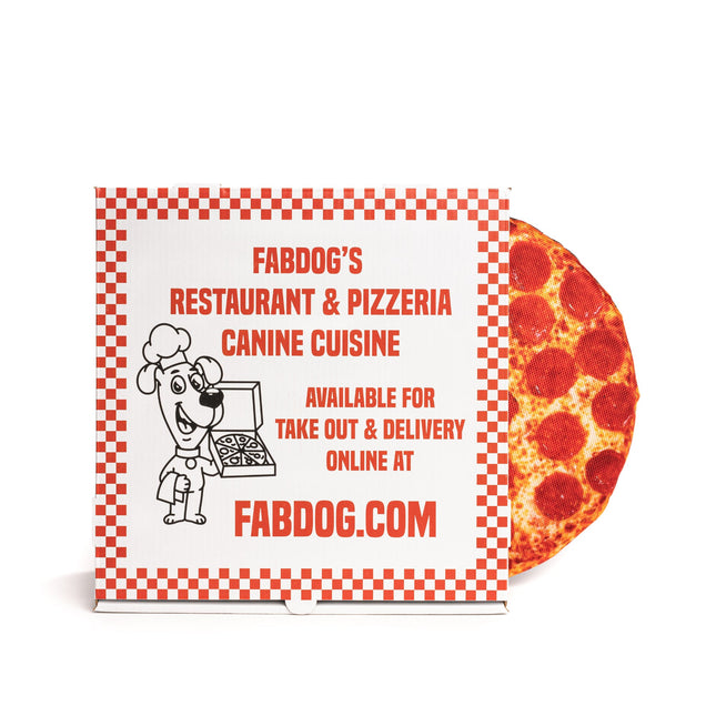 fabdog 10'' Pizza Toy for Dogs