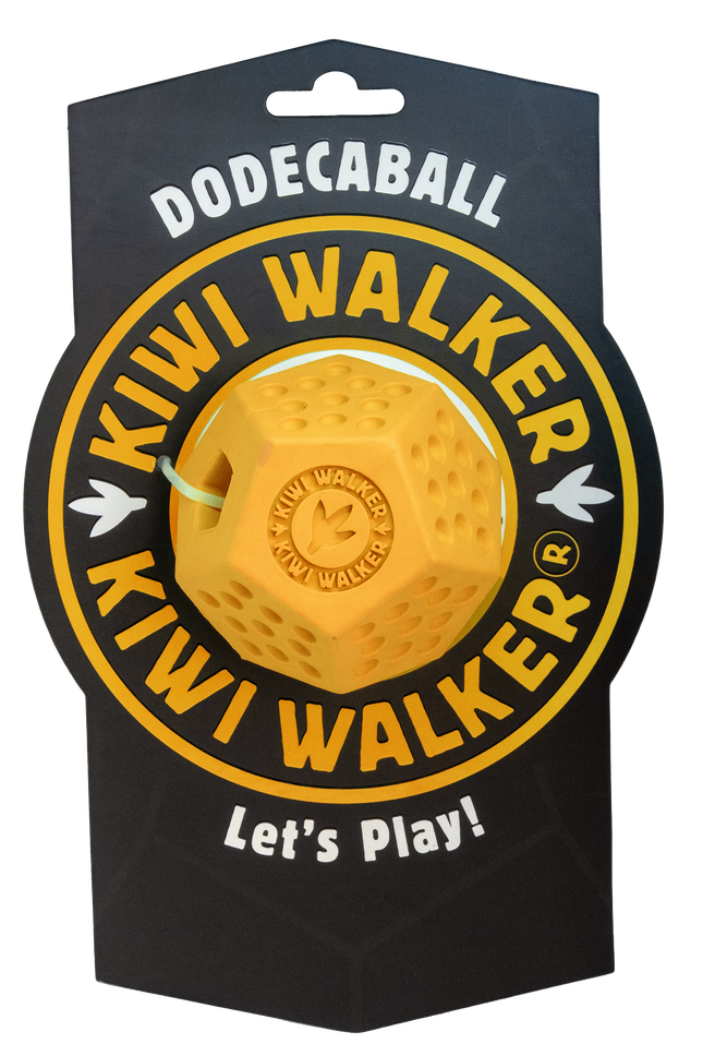 DODECABALL - Food Dispensing Ball for your furry friend - KIWI Walker