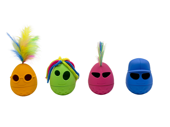 KIWI WALKER Balance Wobble Egg Toy for Cats