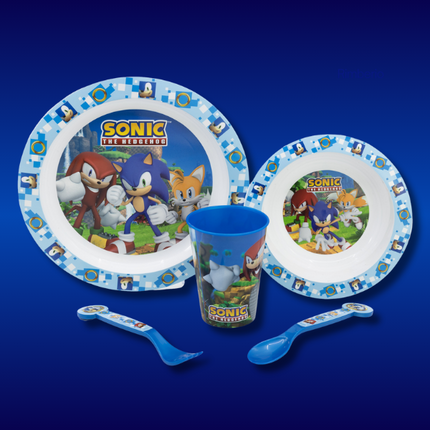 Sonic the Hedgehog 5 Piece Dinner Set