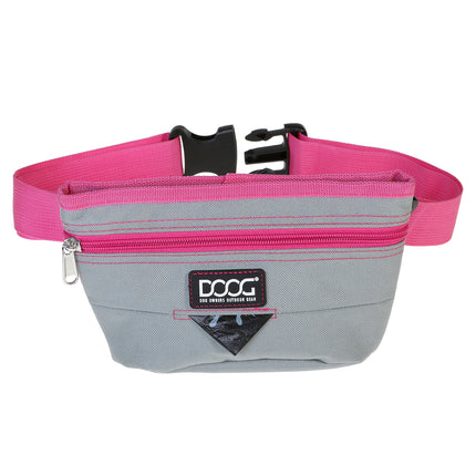 Doog Treat Pouch - grey/pink (Large)