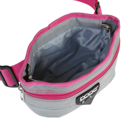 Doog Treat Pouch - grey/pink (Large)