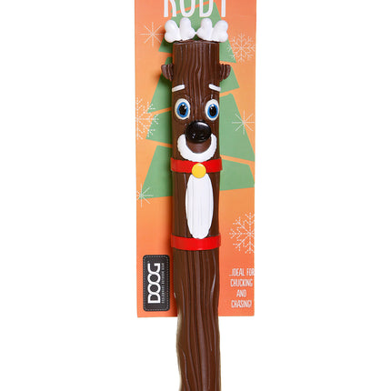 The Christmas Stick Family (Rudy) - Dog Throw Stick