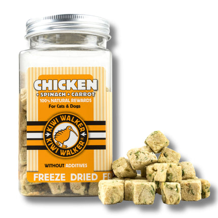 Dog Treats - Freeze Dried Meat & Chicken - Kiwi Walker