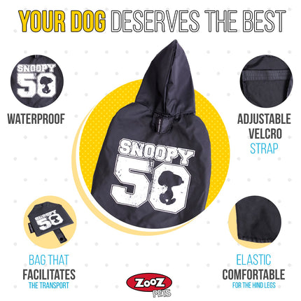 Snoopy Raincoat for Dogs