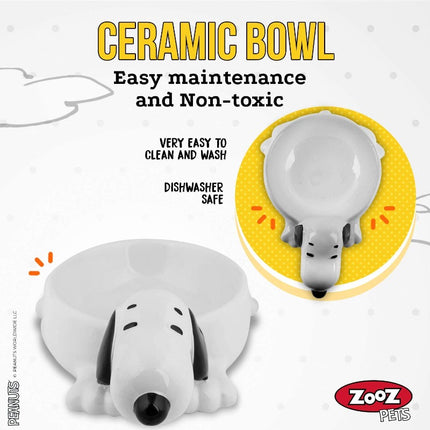 Snoopy Dog Bowl - Ceramic