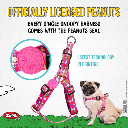 Harness Dogs Snoopy - Pink Flower