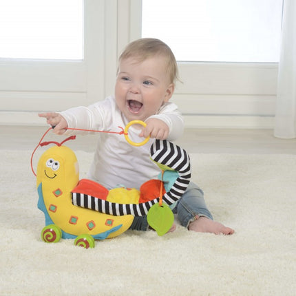 Pull along Snail Toy for Toddlers